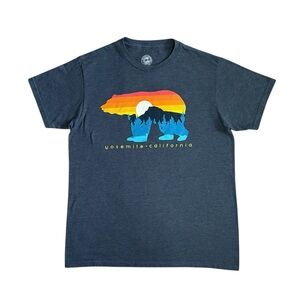 The Duck Company Graphic Men's Half Dome Bear Yosemite California Tee